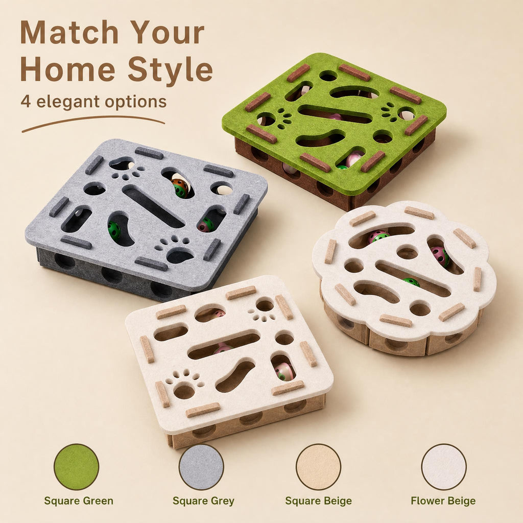 Hide and Seek Box with Rolling Balls