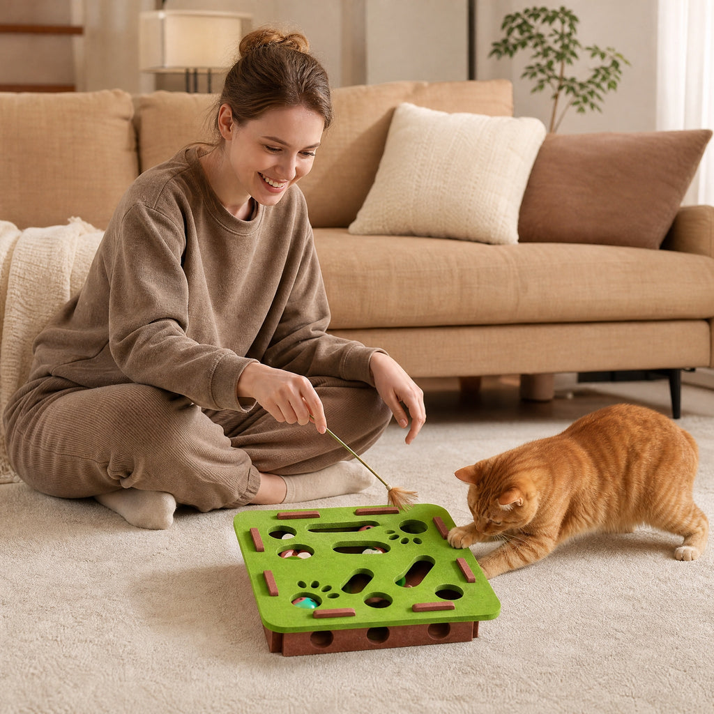 Hide and Seek Box with Rolling Balls