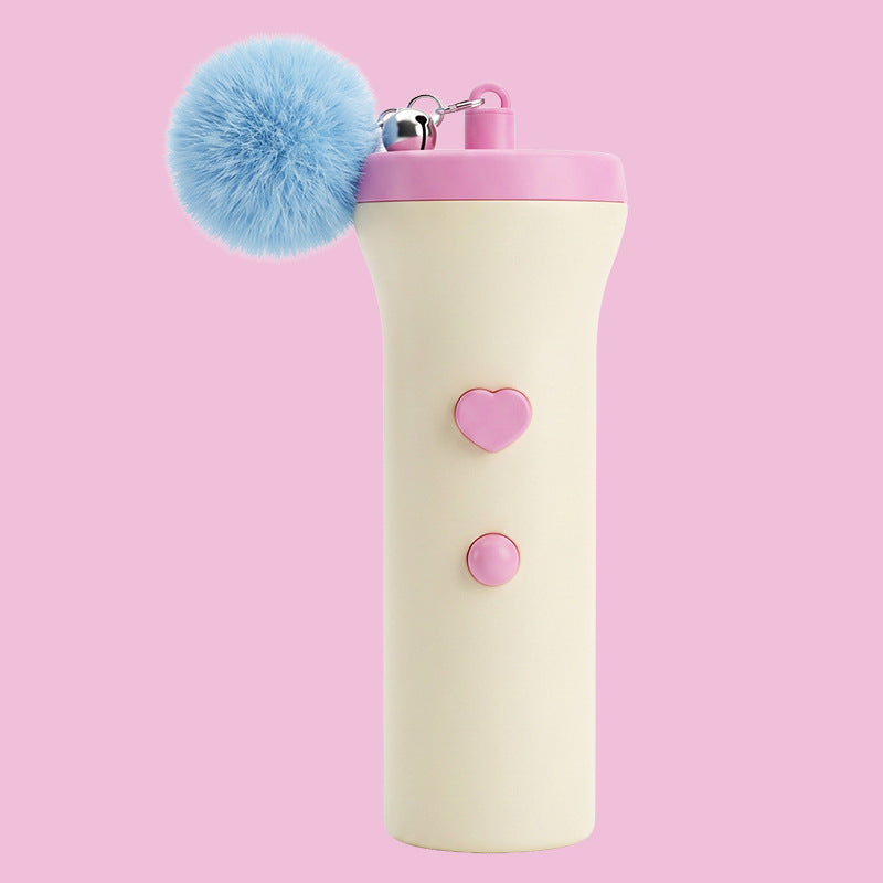 Interactive Pop-up Retractable Plush Bell Cat Teaser Wand