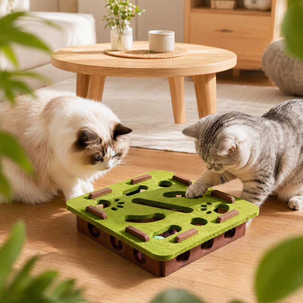Hide and Seek Box with Rolling Balls