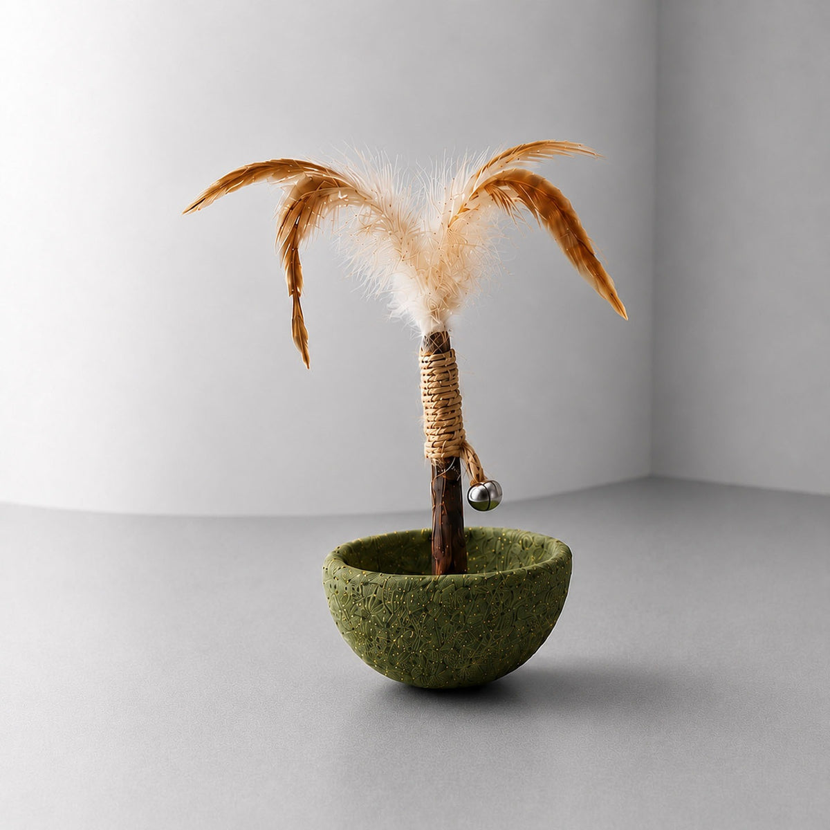 Catnip Feather Tumbler Cat Toy